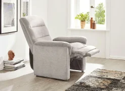 Clearance BADER Relax-Sessel mit doppelter Federung HELLGRAU