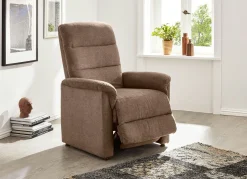 New BADER Relax-Sessel mit doppelter Federung CAPPUCCINO