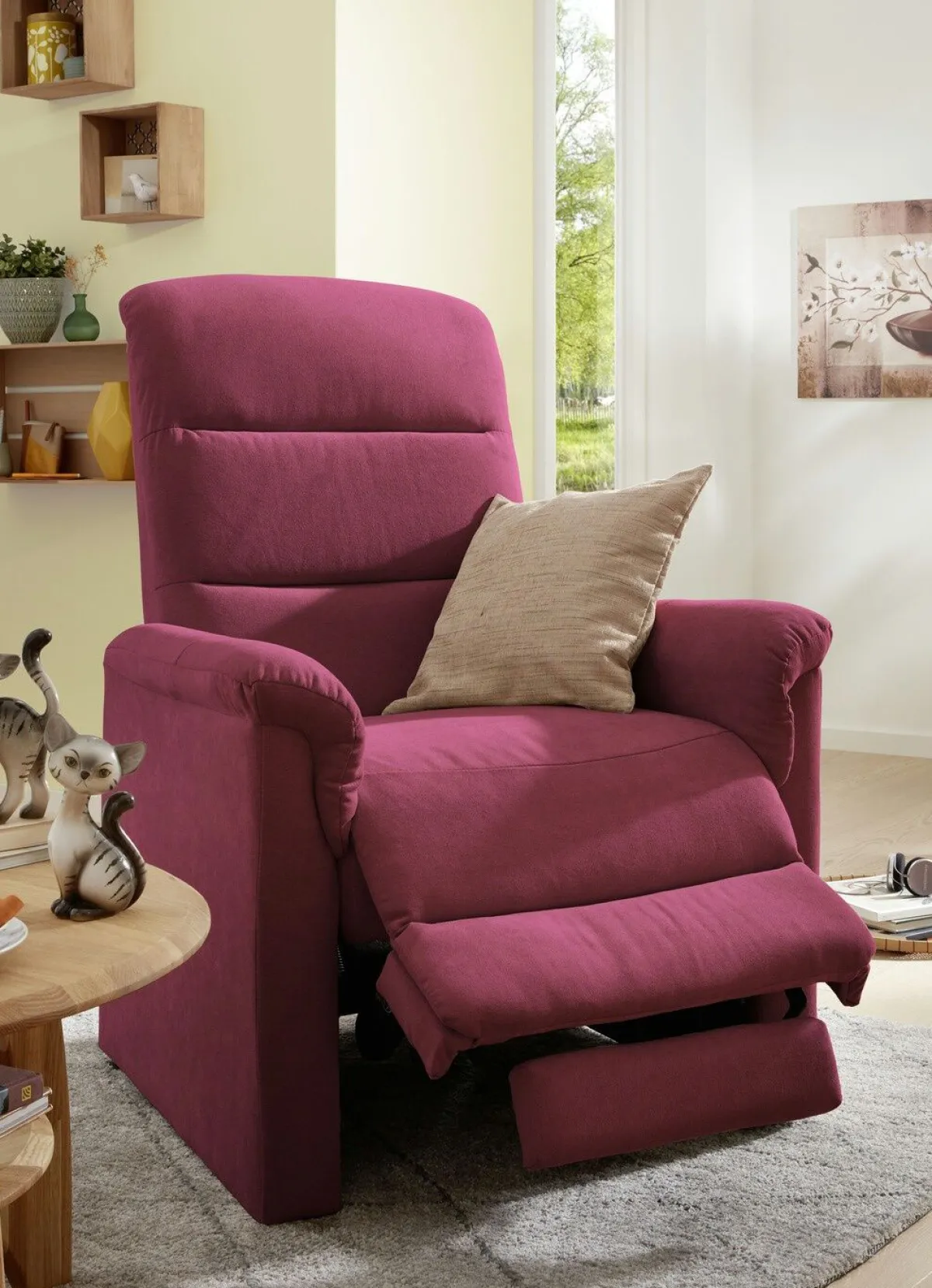 Sale BADER Relax-Sessel mit doppelter Federung ROT
