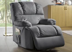 Discount BADER Relaxsessel mit komfortabler Kippfunktion GRAU