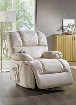 Discount BADER Relaxsessel mit komfortabler Kippfunktion CREME
