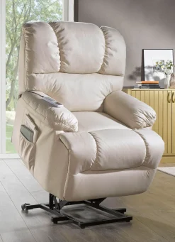 Discount BADER Relaxsessel mit komfortabler Kippfunktion CREME