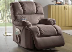 New BADER Relaxsessel mit komfortabler Kippfunktion BRAUN