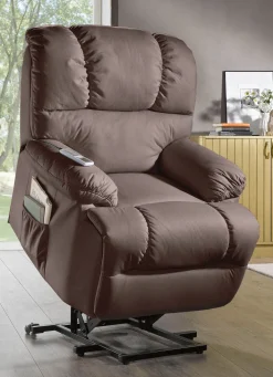 New BADER Relaxsessel mit komfortabler Kippfunktion BRAUN