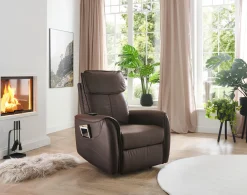 Hot BADER Relaxsessel mit Massage-und Heizfunktion braun