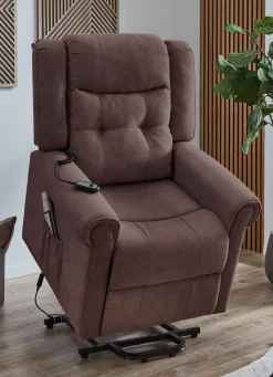 Best BADER Relaxsessel mit Motor und Aufstehhilfe braun