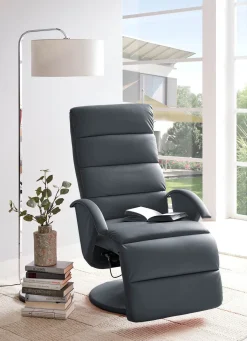 Discount BADER Relax-Sessel mit stabilem Metallrahmen GRAU