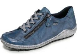 Hot Remonte , bequeme Damen-Sneaker, Weite G, mit herausnehmbarem Fußbett BLAU