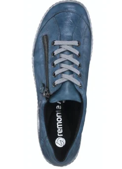Hot Remonte , bequeme Damen-Sneaker, Weite G, mit herausnehmbarem Fußbett BLAU