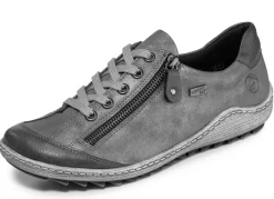 Online Remonte , bequeme Damen-Sneaker, Weite G, mit herausnehmbarem Fußbett GRAU