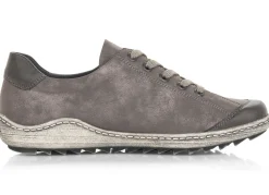 Online Remonte , bequeme Damen-Sneaker, Weite G, mit herausnehmbarem Fußbett GRAU