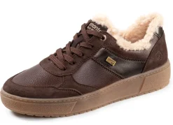 New Remonte , bequeme Damen-Sneaker, Winterschuhe, Weite G, mit herausnehmbarem Fußbett DUNKELBRAUN