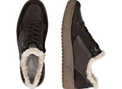 New Remonte , bequeme Damen-Sneaker, Winterschuhe, Weite G, mit herausnehmbarem Fußbett DUNKELBRAUN