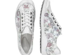 New Remonte , elegante Damen-Sneaker, Weite G, mit Reißverschluss SILBER-BUNT