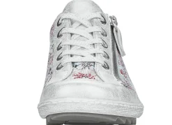 New Remonte , elegante Damen-Sneaker, Weite G, mit Reißverschluss SILBER-BUNT
