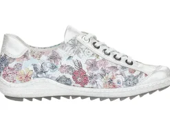 New Remonte , elegante Damen-Sneaker, Weite G, mit Reißverschluss SILBER-BUNT