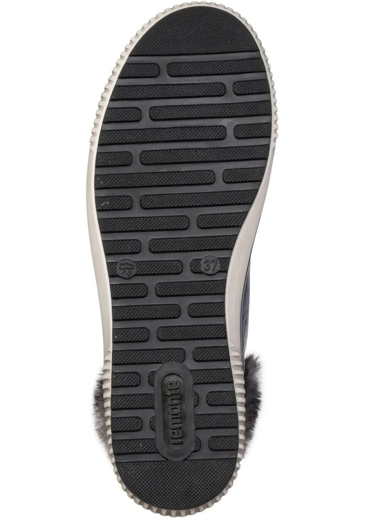 Remonte , gefütterte Damen-Boots, Winterschuhe, Weite G, mit herausnehmbarem Fußbett JEANS