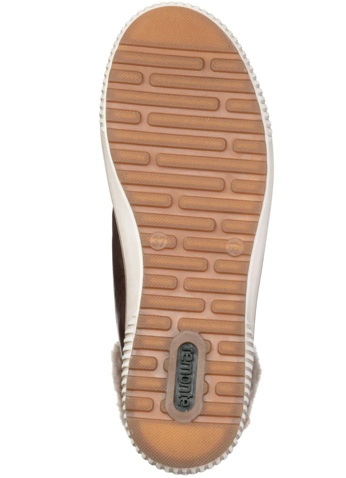 Outlet Remonte , gefütterte Damen-Boots, Winterschuhe, Weite G, mit herausnehmbarem Fußbett DUNKELBRAUN