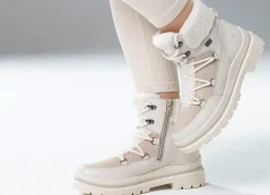 Discount Remonte , gefütterte Damen-Boots, Winterschuhe, Weite G, mit Reißverschluss ECRU-BEIGE
