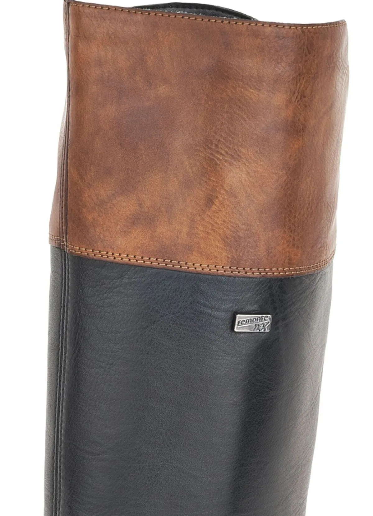 New Remonte , gefütterte Damen-Stiefel, Winterschuhe, Weite G, mit Reißverschluss SCHWARZ-MARONE