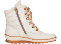 Sale Remonte , gefütterte Damen-Stiefeletten, Winterschuhe, Weite G, mit Lammwolle NATURWEISS