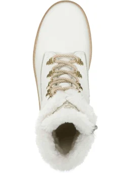 Sale Remonte , gefütterte Damen-Stiefeletten, Winterschuhe, Weite G, mit Lammwolle NATURWEISS