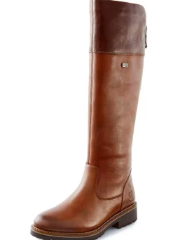 Discount Remonte , gefütterte Damen-Stiefel, Winterschuhe, Weite G, mit Reißverschluss MARONE-MOKKA