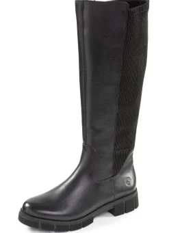 Sale Remonte , klassische Damen-Stiefel, Winterschuhe, Weite G, mit Reißverschluss SCHWARZ