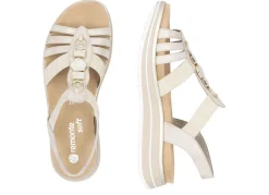 Online Remonte Riemchen-Sandale mit Metallschmuck MATTGOLD