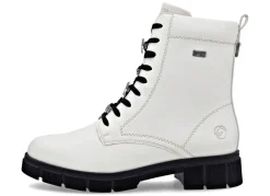 Hot Remonte , schicke Damen-Stiefeletten, Winterschuhe, Weite G, mit Reißverschluss NATURWEISS