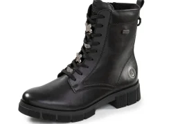 Best Remonte , schicke Damen-Stiefeletten, Winterschuhe, Weite G, mit Reißverschluss SCHWARZ