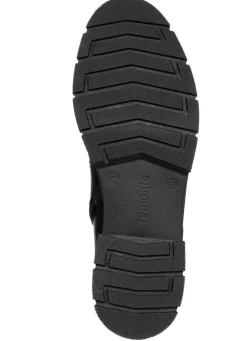 Best Remonte , schicke Damen-Stiefeletten, Winterschuhe, Weite G, mit Reißverschluss SCHWARZ