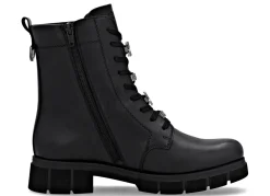 Best Remonte , schicke Damen-Stiefeletten, Winterschuhe, Weite G, mit Reißverschluss SCHWARZ