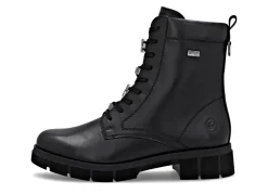 Best Remonte , schicke Damen-Stiefeletten, Winterschuhe, Weite G, mit Reißverschluss SCHWARZ
