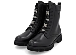 Best Remonte , schicke Damen-Stiefeletten, Winterschuhe, Weite G, mit Reißverschluss SCHWARZ