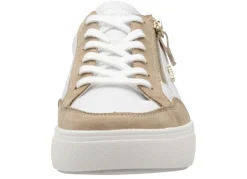 Discount Remonte Sneaker aus Nappa- und Veloursleder mit Metallic-Besatz SAND-WEISS-GOLD