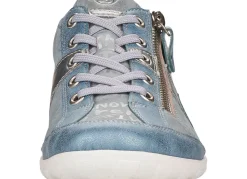 New BADER Remonte Sneaker mit bedruckten Besätzen HELLBLAU-SILBER