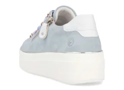 Discount Remonte Sneaker mit bunter Schnürung BLEU-WEISS