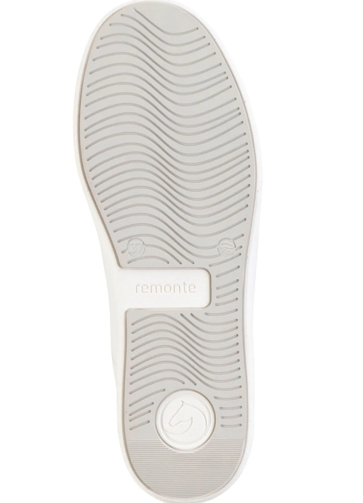 Remonte Sneaker mit verspieltem Blüten-Druck WEISS-BRONZE
