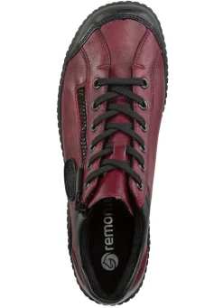 Remonte , sportliche Damen-Boots, Winterschuhe, Weite G, mit herausnehmbarem Fußbett BORDEAUX-SCHWARZ