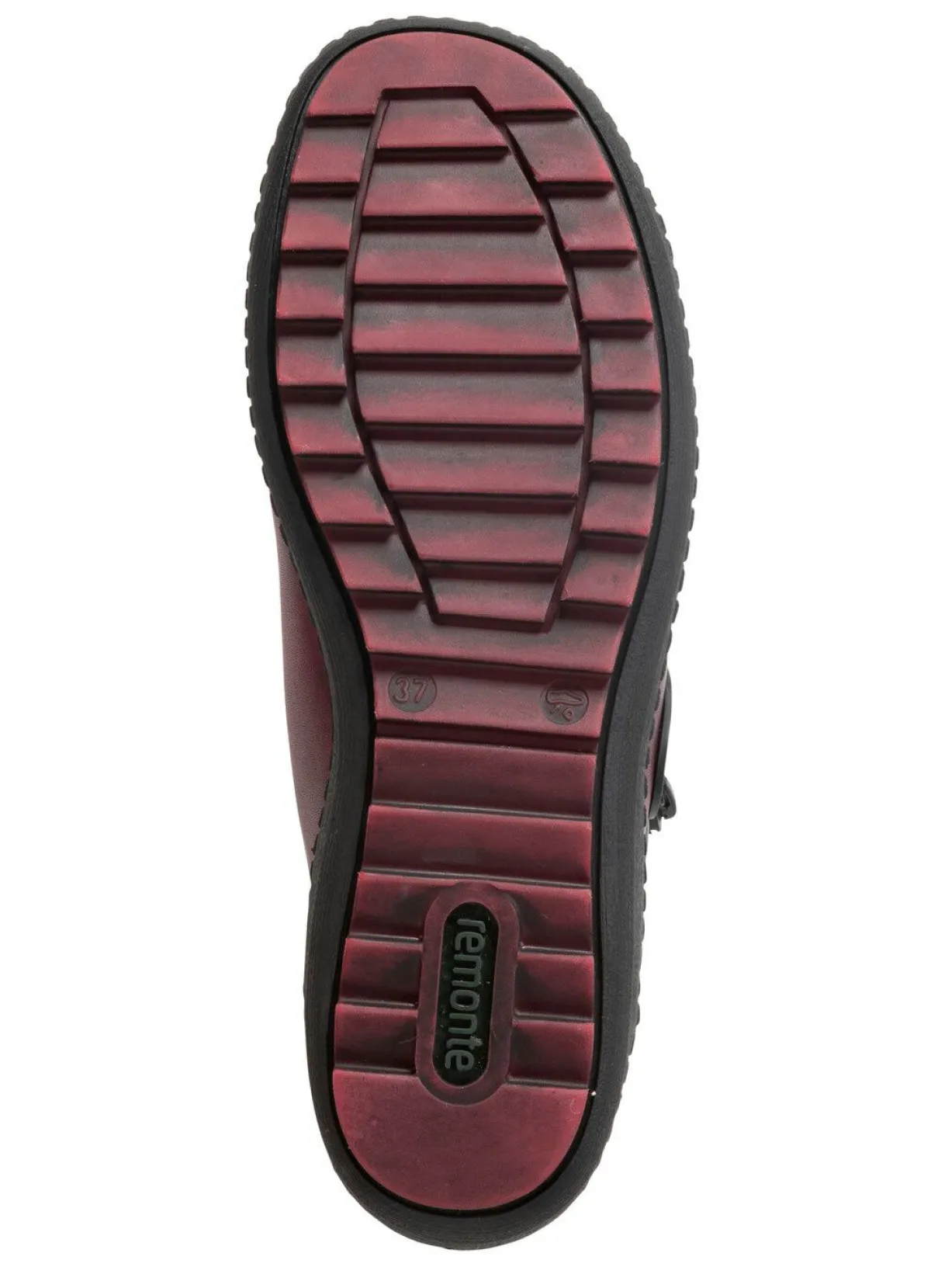 Remonte , sportliche Damen-Boots, Winterschuhe, Weite G, mit herausnehmbarem Fußbett BORDEAUX-SCHWARZ