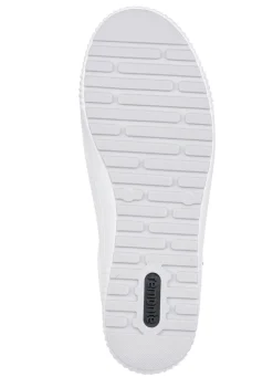 Hot Remonte , sportliche Damen-Sneaker, Weite G, mit herausnehmbarem Fußbett WEISS