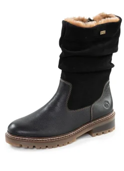 Best Remonte Stiefel mit Raffung SCHWARZ