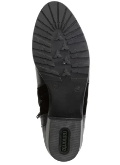 Outlet Remonte Stiefelette mit seitlicher Zier-Naht SCHWARZ