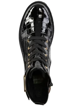Online Remonte , stylische Damen-Stiefeletten, Winterschuhe, Weite G, mit herausnehmbarem Fußbett SCHWARZ-GOLD