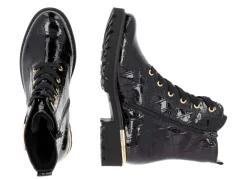 Online Remonte , stylische Damen-Stiefeletten, Winterschuhe, Weite G, mit herausnehmbarem Fußbett SCHWARZ-GOLD