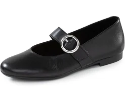 Clearance BADER Remonte, trendige Damen-Spangenschuhe, mit herausnehmbarem Fußbett SCHWARZ