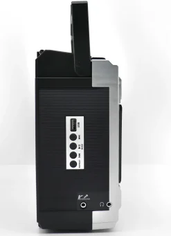 Outlet SOUNDMASTER Retro Kassettenrekorder SILBER-SCHWARZ