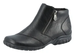 Rieker Bootie mit Ziersteppung SCHWARZ
