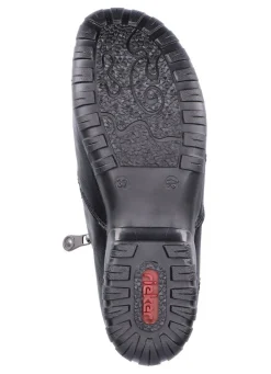 Rieker Bootie mit Ziersteppung SCHWARZ